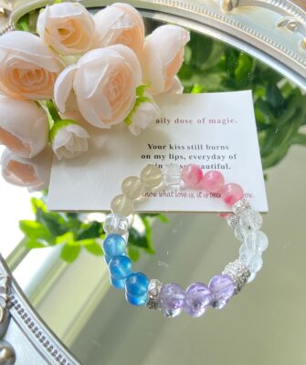 [Aura Harmony]Multicolor Gemstone Bracelet｜Emotional Healing ✦ Elemental Balance ✦ Attract Love & Light