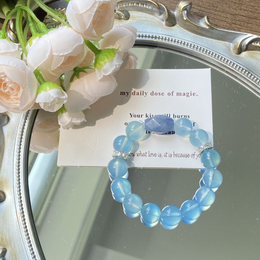 Aqua Celestia Bracelet-Aquamarine Bracelet